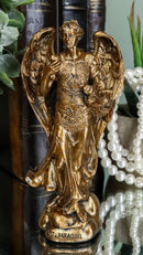 Ebros Bronzed Archangel Saint Barachiel Statue Blessings Of God 5"H Figurine