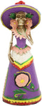 Ebros Day of The Dead Skeleton Lady Rosa with Purple Gown Figurine 5.25"H Statue