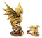 Ebros Desert Sand Element Dragon Statue Anne Stokes Adult and Baby Wyrmling Set