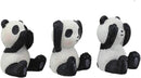 Ebros Whimsical See Hear Speak No Evil Giant Pandas Set of 3 Figurine 2"H