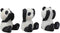 Ebros Whimsical See Hear Speak No Evil Giant Pandas Set of 3 Figurine 2"H