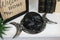 Wicca Witchcraft Triple Moon Insignia With Sleeping Black Cat And Rose Figurine