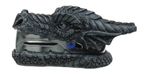 Ebros Medieval Fantasy Decor Stationery Smaug Fire Dragon Head Staple Remover Figurine