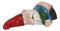 Mr Gnome Passed Out Drunk Bottom's Up Bare Buttocks Holding Booze Figurine