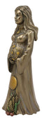 Ebros Celtic Sacred Lunar Cycle Triple Goddess Statue (Mother) 6.5" Height