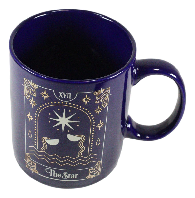 Wicca Fortune Teller Psychic Tarot Cards The Star Ceramic Tea Coffee Mug Cup