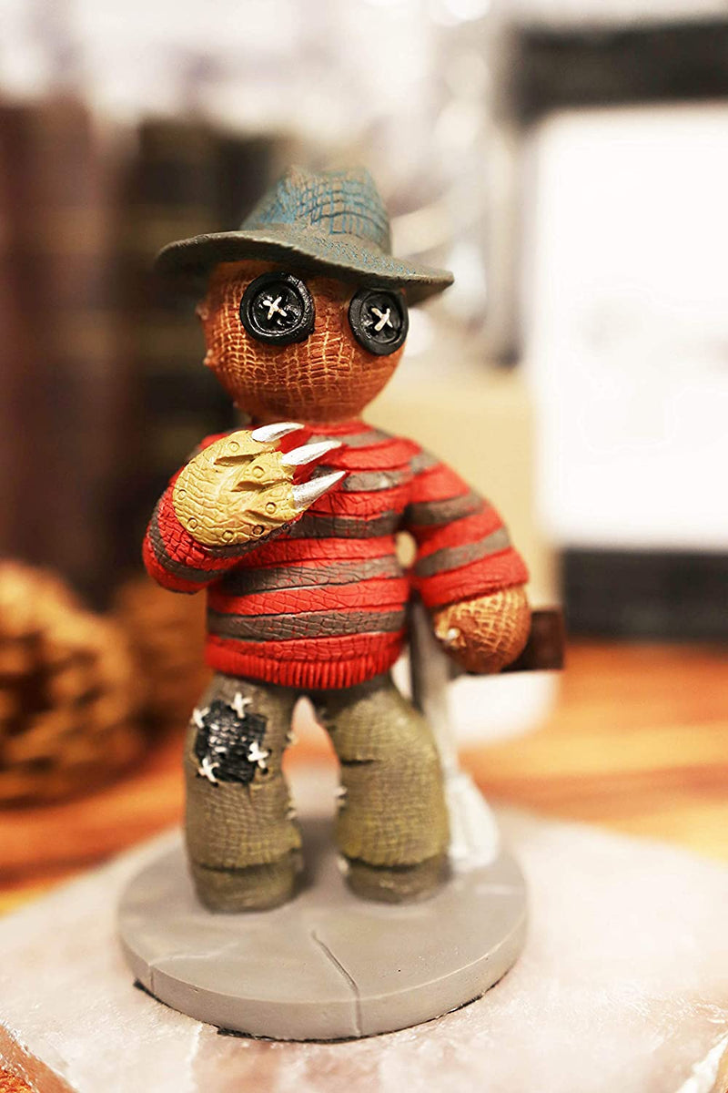 Ebros Pinheadz Monster with Voodoo Stitches Figurine 4.25"H (Freddy Krueger)