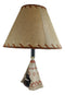 Campfire Story Time Bear Cubs Reading In Teepee Hut Rustic Table Lamp With Shade