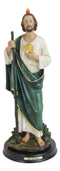 Ebros Gift Saint Jude Thaddeus The Apostle Decorative Figurine With Brass Plate Engraved Base 13" Tall