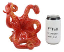 Ebros Nautical Octopus Wine Holder 8"Wide Cephalopod Giant Creature Kraken Wine Caddy