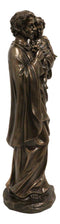 Large Saint Joseph Carrying Child Jesus Decor Statue 24"H Holy Family Figurine