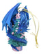 Holiday Festive Spirit Green Guardian Dragon Of Christmas Tree Hanging Ornament