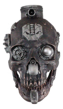 Steampunk Cyborg Steam Cerebrum Cobra Clan Tank Rusted Cranium Skull Figurine