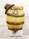 Rustic Western Star Cowboy Hat Vintage Beer Barrel Wall Plug In LED Night Light