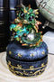 Green Baby Wyrmling Dragon Holding Egg Decorative Kitchen Timer Figurine 60 Min