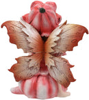 Ebros Miniature Fairy Garden Statue Pink Periwinkle Flower Fairy Collectible Figurine 3"H