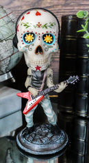 Ebros Day of The Dead Booblehead Collection The Lead Guitarist Sugar Skull Figurine