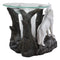 Ebros White Wolf Howling Electric Oil Burner Tart Warmer Statue Night Light