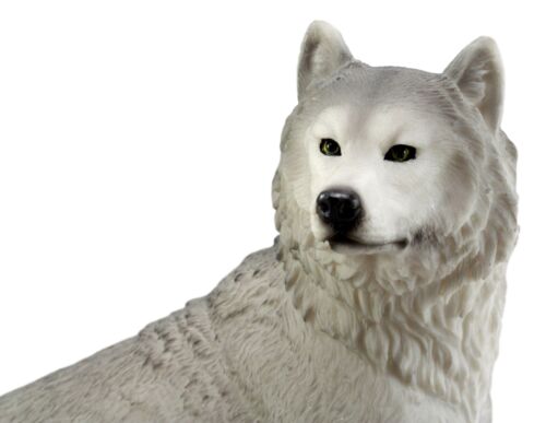 Large Denizens Of Twilight Timber Wolf Family Statue 14.25"H Wildlife Animal