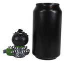 Ebros Furrybones Black Itsy Bitsy Webster Spider Skeleton Figurine Small Furry Bones