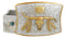 Rustic Western Native Indian Feathers Longhorn Cow Skull Decorative Trinket Box