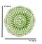 Fengshui Zen Buddha Om Lotus Padma Flower Ceramic Round Disc Incense Burner