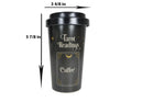 Wicca Psychic Tarot Readings Coffee Card Bamboo Travel Mug Cup W/ Lid And Sleeve