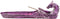 Ebros Magenta Sunset Dragon Guarding Pink Crystal River Incense Burner Holder