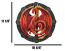 Beltane Drake Ember Flame Wheel of The Year Sabbats Of The Dragon Wall Decor