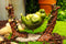 Lazy Day Whimsical Fat Frog Sleeping On Hammock Statue for Storybook Tale Animal