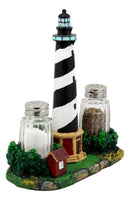 Ebros Scenic Cape Hatteras Lighthouse Salt And Pepper Shakers Holder 8"H