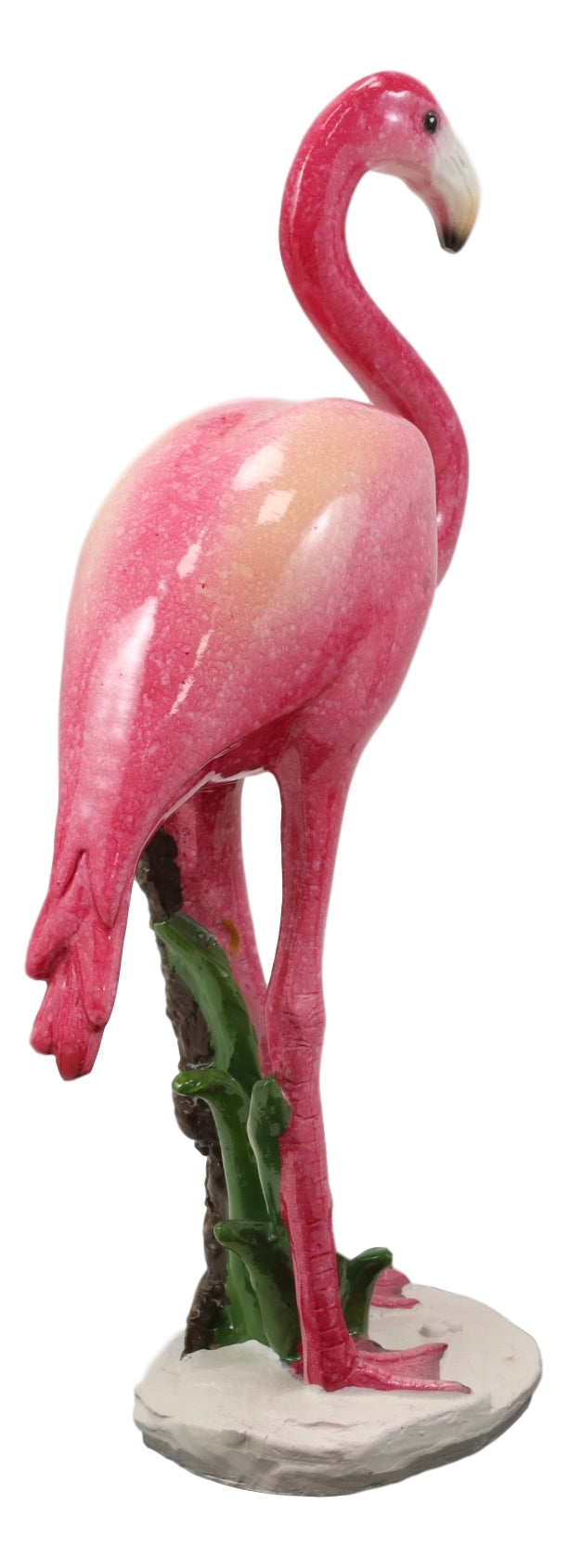 Ebros Tropical Rainforest Paradise Pink Flamingo Bird Decorative Statue 8"H