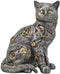 Ebros Steampunk Cyborg Cat with Clockwork Gears Nuts and Bolts Statue 8" Tall