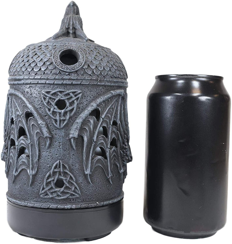 Ebros Fantasy Dragon Aroma Diffuser with Light Home Decor Statue Figurine