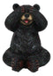 Set of 3 Wise See Hear Speak No Evil Black Bears Rustic Figurine Bear Animal