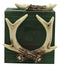 Ebros Wildlife Buck Elk Deer Trophy Antlers Tissue Box Cover Sculpture 6.25"H