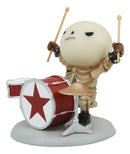 Lightning Lucky The Rock Star Skeleton Drummer Statue 3.5"H Rockband Celebrity