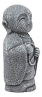 Ebros Japanese Happy Jizo Monk With Prayer Beads Mini Statue 5"Tall Bodhisattva Buddha