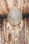 Bohemian Chic Hand Woven Rattan Macrame Dream Catcher Feathers Boho Wall Decor