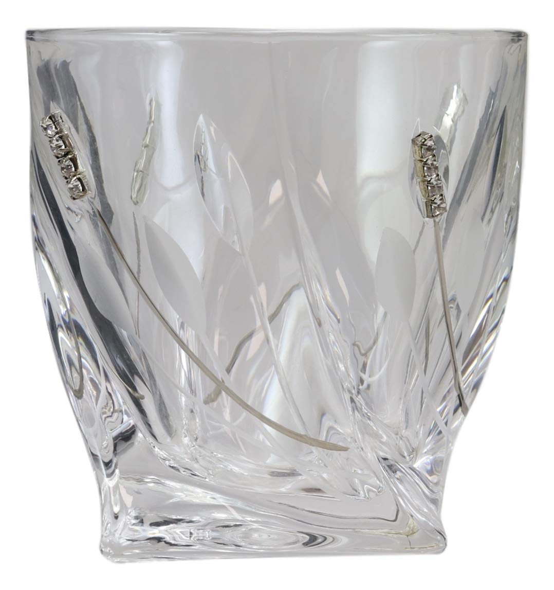 7 Piece Whiskey Scotch Brandy Set Elegant Clear Glass Decanter And DOF Glasses - Ebros Gift