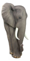 Ebros Woolly Safari Marching Bush Elephant Wall Decor 18" Tall 3D Sculpture Plaque Figurine Symbol of Nobility and Strength Feng Shui Symbol Excellent Home Decor Gift for Wildlife Nature Lovers