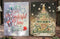 Set of 2 Holiday Festive Season Joyful Merry Christmas Greeting Sign Wall Decors