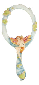 Jody Bergsma Wild Magic Dragonfly Fairy By Lily Pond Scene Hand Mirror Figurine
