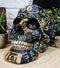 Nostalgic Western Route 66 Scenic US Highway Memory Lane Signs Skull Figurine