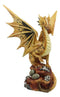 Ebros Desert Sand Element Adult Mother Dragon Statue Anne Stokes Figurine