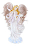 Ebros Heavenly Seraphim Angel Of Wisdom And Worship With Doves On Clouds Figurine