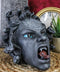 Greek Mythology Gorgon's Curse Severed Medusa Head Statue 6.25"Tall Stone Gaze