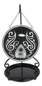Ouija Spirit Board Evil Eye Medallion Disk Backflow Incense Cone Holder Burner