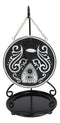 Ouija Spirit Board Evil Eye Medallion Disk Backflow Incense Cone Holder Burner