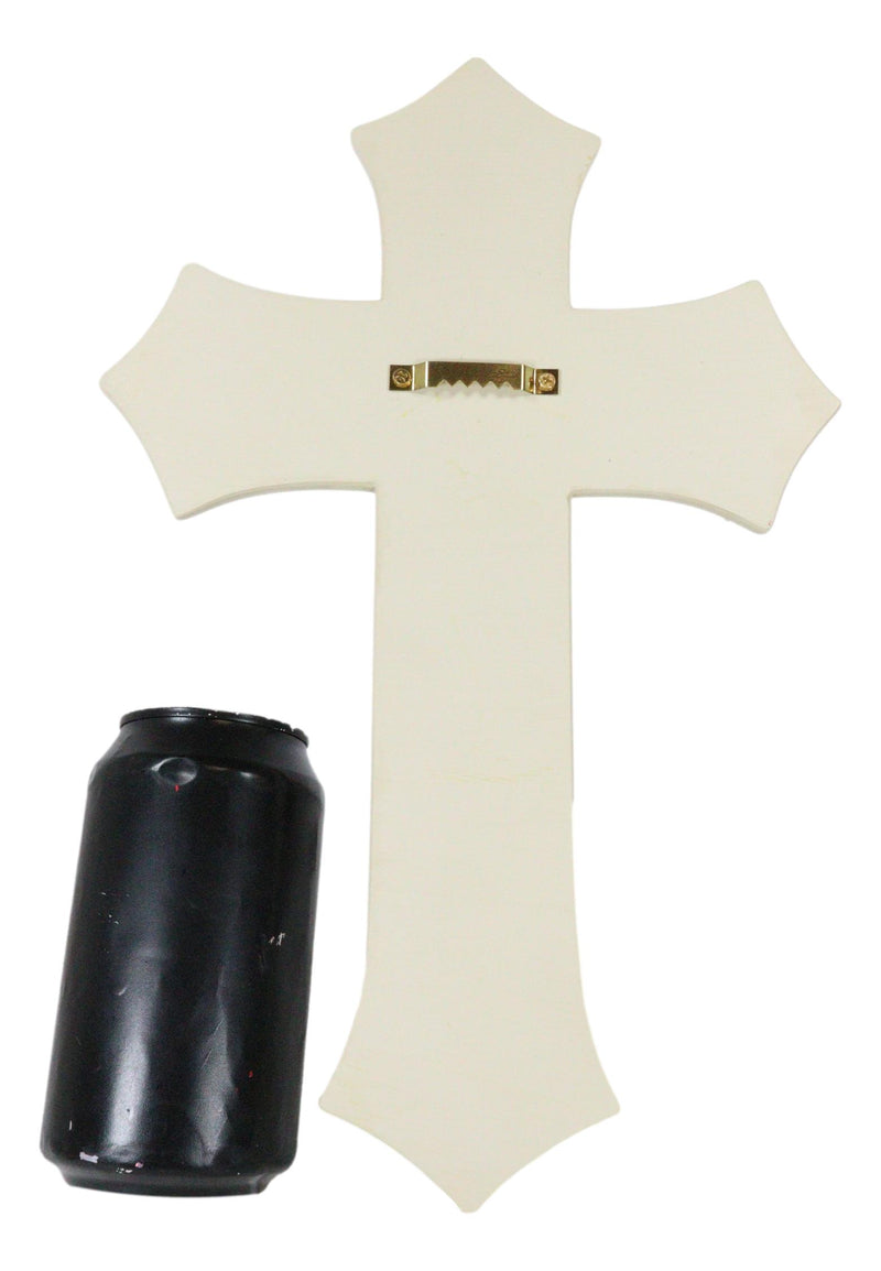 Physician Medic Blue Layered Wall Cross With Red Heart Stethoscope Doctor Nurse